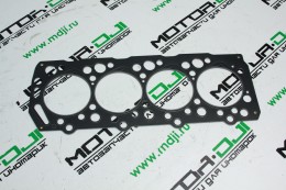 Прокладка ГБЦ 4D56/D4BA/D4BF/D4BH/D4BB Starex/H-1/Porter/Galloper/Terracan/Pajero (4 отв.) металл - фото 1